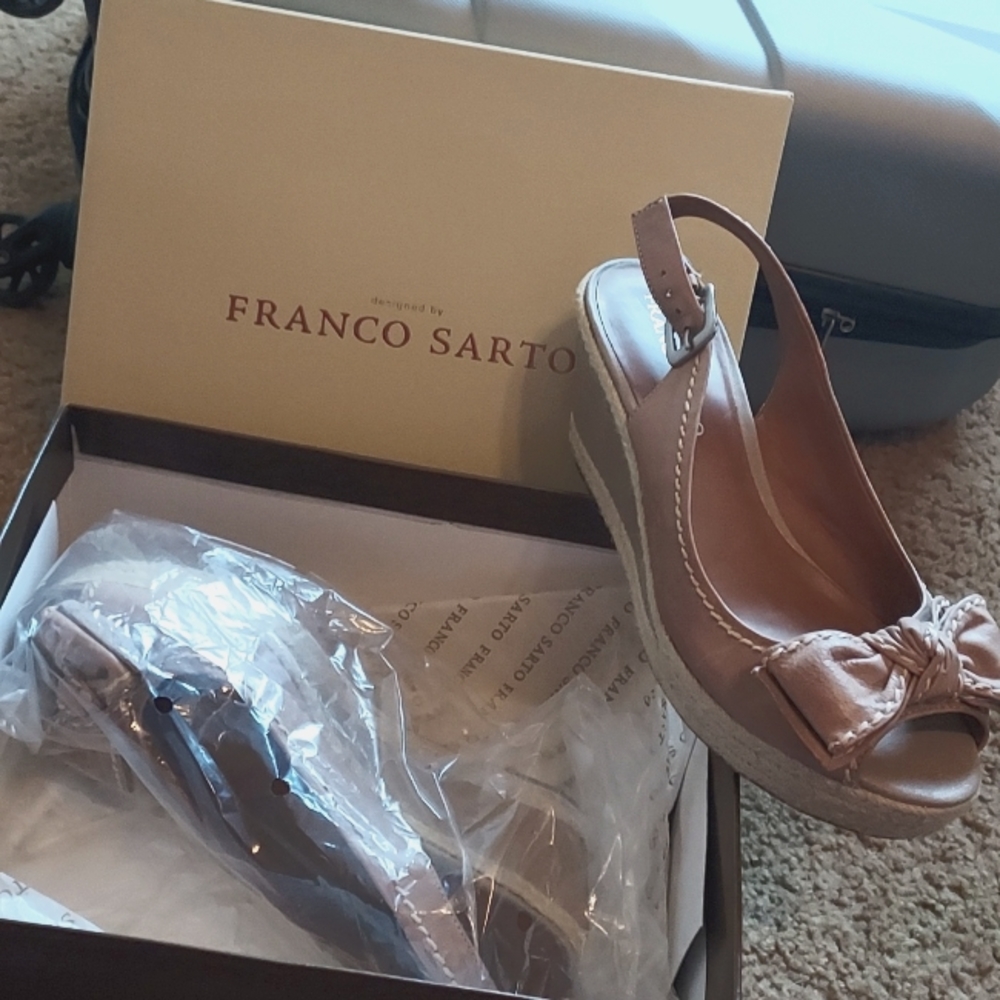 Sling back, wedge sandal